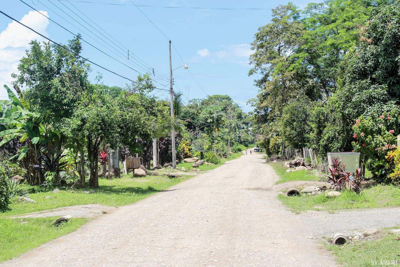 Straße in Uvita