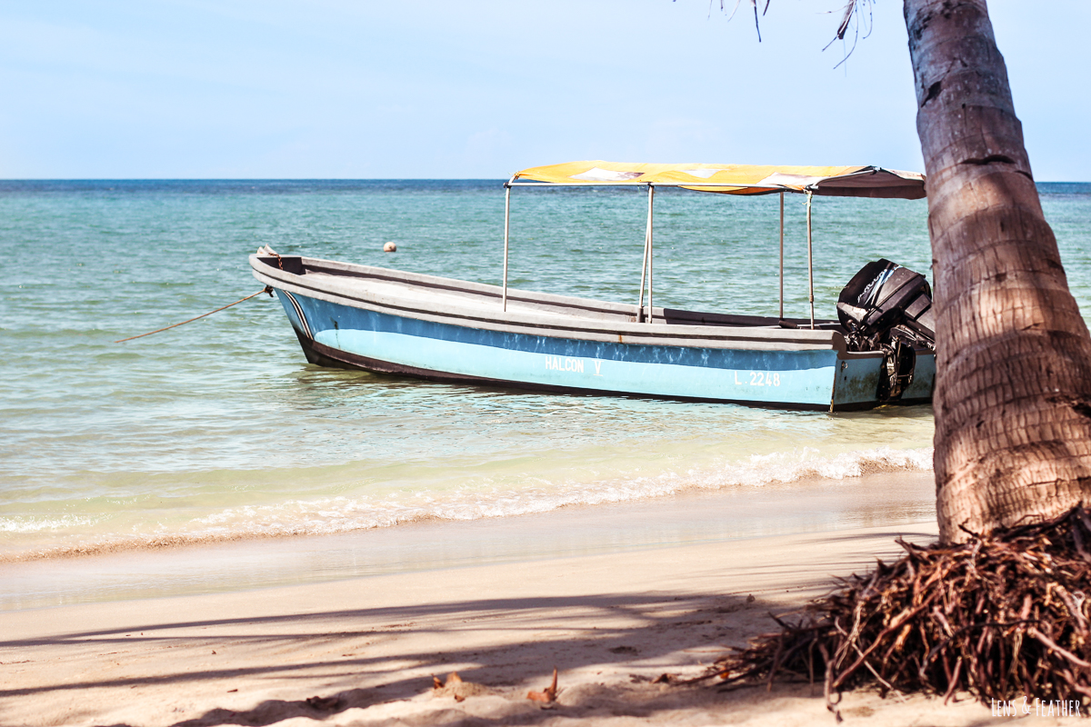 Fischerboot in Puerto Viejo Costa Rica