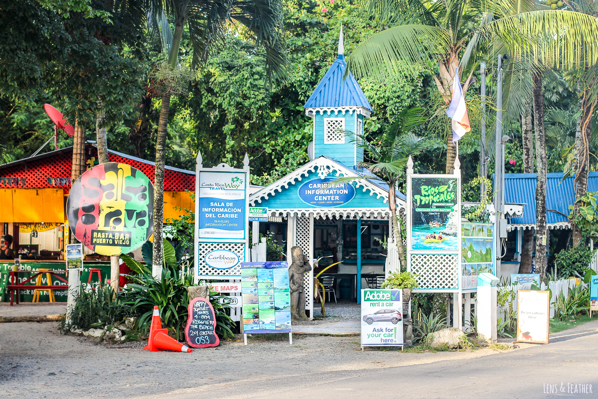 Touristeninfo in Puerto Viejo in Costa Rica