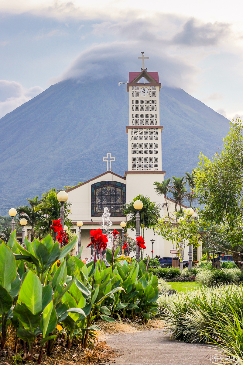 Zentrum von La Fortuna