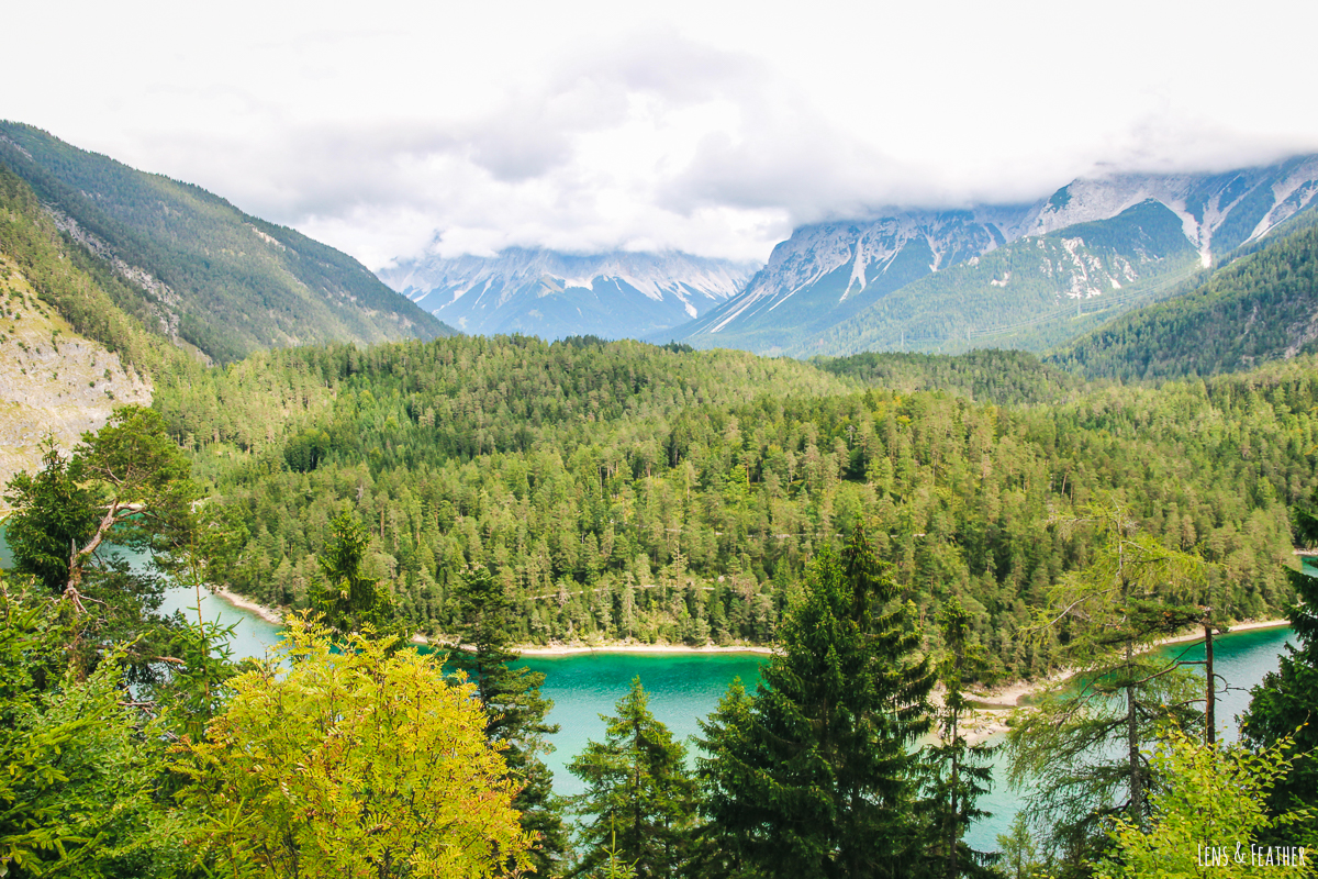 Aussicht auf die Zugspitze