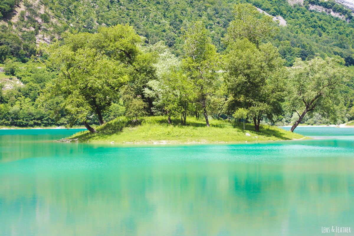 Der türkisblaue Tennosee in Italien