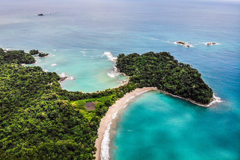 Manuel Antonio Nationalpark von oben